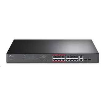 TP-Link CCTV switch TL-SL1218MP (16x100Mbps, 2xGbE/2xSFP combo uplink, 16xPoE , 250W)