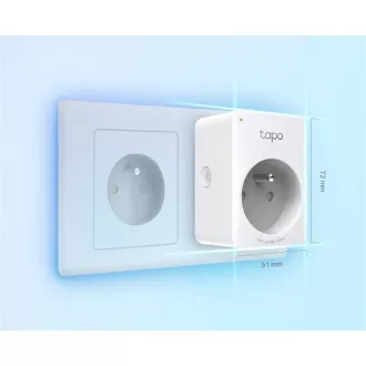 TP-Link Tapo P100(1-pack) intelligens WiFi mini konnektor (2300W, 10A, 2, 4 GHz, BT)