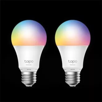 TP-Link Tapo L530E(2-pack) intelligens WiFi dimmelhető LED izzó (színes, 2500K-6500K, 806lm, 2, 4GHz, E27)