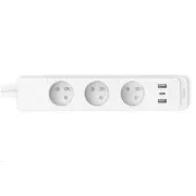 TP-Link Tapo P300 intelligens WiFi hosszabbító kábel (3x230V, 2xUSB-A, 1xUSB-C, 2300W, 10A, 2, 4 GHz, BT)