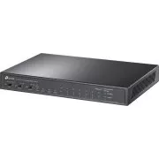 TP-Link CCTV switch TL-SL1311P (8x100Mbps, 2xGbE, 1xSFP, 8xPoE , 65W, ventilátor nélküli)