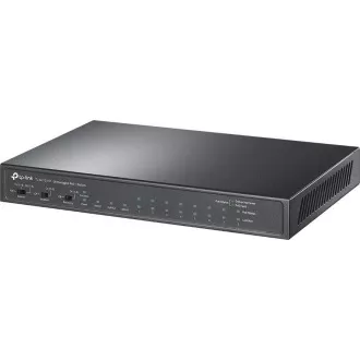 TP-Link CCTV switch TL-SL1311P (8x100Mbps, 2xGbE, 1xSFP, 8xPoE , 65W, ventilátor nélküli)