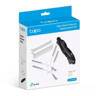 TP-Link Tapo RVA100 alkatrészkészlet (1x kefe, 2x oldalsó kefe, 2x HEPA szűrő) Tapo RV30 plus, RV30, RV10 plus, RV10 készülékhez