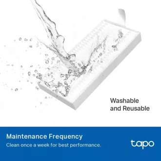 TP-Link Tapo RVA100 alkatrészkészlet (1x kefe, 2x oldalsó kefe, 2x HEPA szűrő) Tapo RV30 plus, RV30, RV10 plus, RV10 készülékhez
