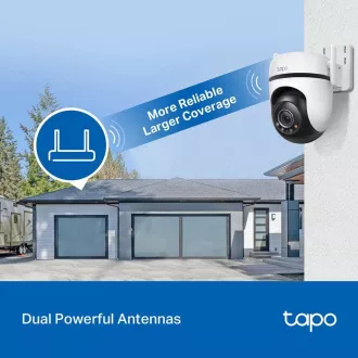 TP-Link Tapo C520WS kültéri-kültéri kamera, (4MP, 2K QHD 1440p, WiFi, IR 30m, microSD kártya)