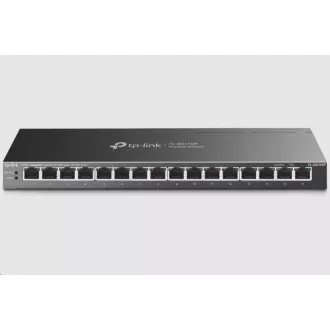 TP-Link TL-SG116P switch (16xGbE, 16xPoE , 120W, ventilátor nélküli)