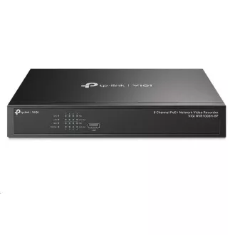 TP-Link VIGI NVR1008H-8P, videorögzítő, 8 csatorna, 8xPoE, 1x100Mb/s LAN, 1xVGA, 1xHDMI, 2xUSB2.0 TP-Link VIGI NVR1008H-8P, videorögzítő, 8 csatorna, 8xPoE, 1x100Mb/s LAN, 1xVGA, 1xHDMI, 2xUSB2.0