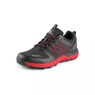 Softshell alacsony cipő, CXS SPORT, fekete - piros, 46-os méret