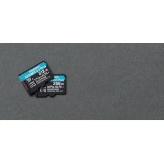Kingston MicroSDXC kártya 512GB Canvas Go! Plus, R:170/W:90MB/s, Class 10, UHS-I, U3, V30, A2   Adapter - Használt
