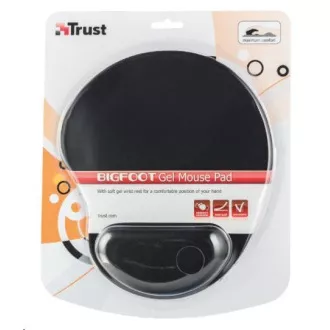 TRUST Bigfoot Gel Mouse Pad, fekete, zselés TRUST Bigfoot Gel Mouse Pad, fekete, zselés