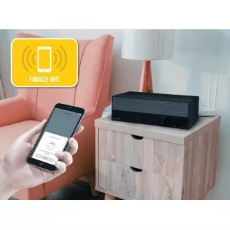 Orava PEGASUS 1 hangszóró, 22,5 W, mélynyomó, WiFi, Bluetooth, AUX bemenet, Multiroom rendszer, fekete színű