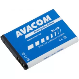 AVACOM mobiltelefon akkumulátor Nokia 3220, 6070, Li-Ion 3, 7V 890mAh (csere BL-5B)