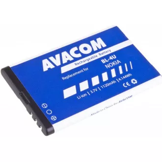 AVACOM mobiltelefon akkumulátor Nokia 5530, CK300, E66, 5530, E75, 5730, Li-Ion 3, 7V 1120mAh (csere BL-4U) AVACOM mobiltelefon akkumulátor Nokia 5530, CK300, E66, 5530, E75, 5730, Li-Ion 3, 7V 1120mAh (csere BL-4U)
