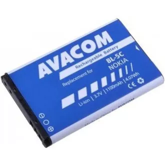 AVACOM mobiltelefon akkumulátor Nokia 6230, N70, Li-Ion 3, 7V 1100mAh (csere BL-5C) AVACOM mobiltelefon akkumulátor Nokia 6230, N70, Li-Ion 3, 7V 1100mAh (csere BL-5C)