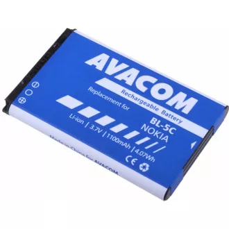 AVACOM mobiltelefon akkumulátor Nokia 6230, N70, Li-Ion 3, 7V 1100mAh (csere BL-5C) AVACOM mobiltelefon akkumulátor Nokia 6230, N70, Li-Ion 3, 7V 1100mAh (csere BL-5C)