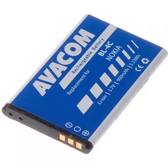 AVACOM mobiltelefon akkumulátor Nokia 6300 Li-Ion 3, 7V 900mAh (csere BL-4C)