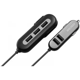 AVACOM CarHUB autós töltő 5x USB kimenet, fekete AVACOM CarHUB autós töltő 5x USB kimenet, fekete