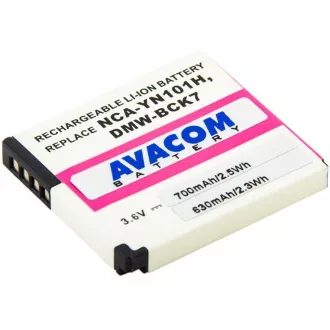 AVACOM akkumulátor a Panasonic DMW-BCK7 Li-Ion 3.6V 700mAh 2.5Wh akkumulátorhoz