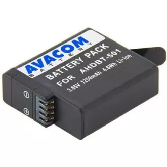 AVACOM akkumulátor GoPro AHDBT-501 Li-Ion 3.85V 1250mAh 4.8Wh AVACOM akkumulátor GoPro AHDBT-501 Li-Ion 3.85V 1250mAh 4.8Wh