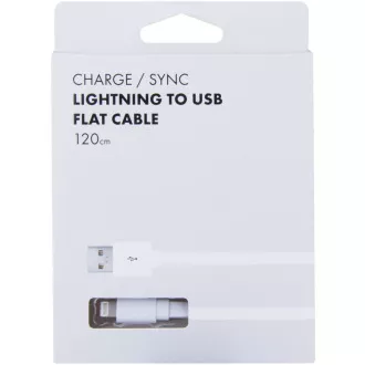 AVACOM LIG-120W USB kábel - Lightning, 120cm, fehér