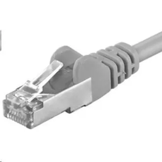 PREMIUMCORD Patch kábel CAT6a S-FTP, RJ45-RJ45, AWG 26/7 5m szürke