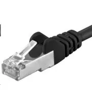 PREMIUMCORD Patch kábel CAT6a S-FTP, RJ45-RJ45, AWG 26/7 5m fekete