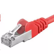 PREMIUMCORD Patch kábel CAT6a S-FTP, RJ45-RJ45, AWG 26/7 5m piros