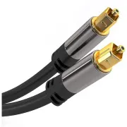 PremiumCord kábel Toslink M/M, 6 mm, 0, 5m, fekete