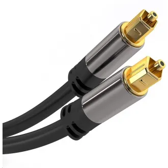 PremiumCord kábel Toslink M/M, 6 mm, 0, 5m, fekete PremiumCord kábel Toslink M/M, 6 mm, 0, 5m, fekete