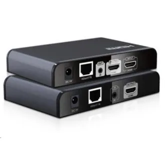 PREMIUMCORD HDMI extender 120m-re LAN-on keresztül, IP-n keresztül, HDBitT, helyi HDMI kimenettel