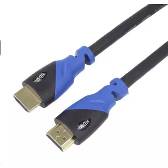 PREMIUMCORD HDMI - Ultra HDTV kábel, 1m (színes, aranyozott csatlakozók)