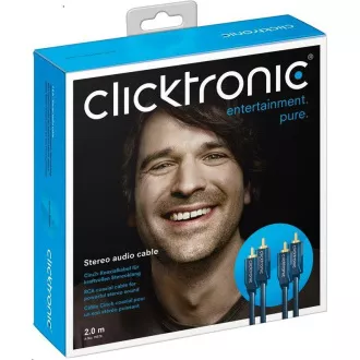 ClickTronic HQ OFC kábel 2x Cinch - 2x Cinch RCA, M/M, 10m
