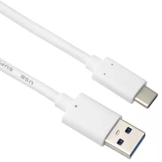 PremiumCord USB-C és USB 3.0 A (USB 3.2 generáció 2, 3A, 10Gbit/s) 3m, fehér