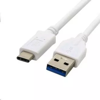 C-TECH USB 2.0 AM-USB-C (AM/CM) kábel, 1m, fehér