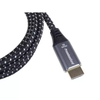 PREMIUMCORD HDMI 2.1 High Speed   Ethernet kábel 8K@60Hz, aranyozott csatlakozók, 1, 5m