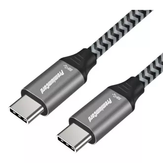 PREMIUMCORD USB 3.2 Gen 1 USB-C kábel (M/M), pamutfonat, 1, 5m