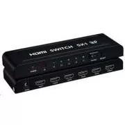 PREMIUMCORD HDMI kapcsoló 5:1 fém, távirányítóval és hálózati adapterrel