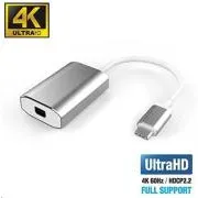 PremiumCord USB-C – mini DisplayPort adapter, 4K*2K@60Hz felbontás