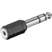 PremiumCord adapter 6, 3mm sztereó dugó - 3, 5mm sztereó jack (M/F)