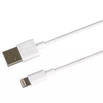 PremiumCord Lightning iPhone töltő és szinkronizáló kábel, 8pin - USB A M/M, 1m