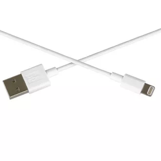 PremiumCord Lightning iPhone töltő és szinkronizáló kábel, 8pin - USB A M/M, 1m
