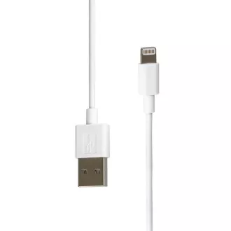 PremiumCord Lightning iPhone töltő és szinkronizáló kábel, 8pin - USB A M/M, 1m