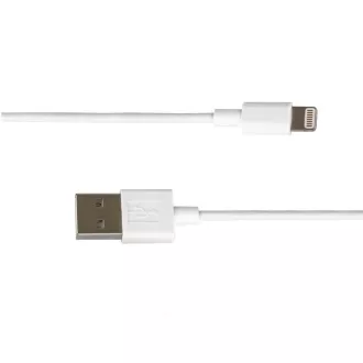 PremiumCord Lightning iPhone töltő és szinkronizáló kábel, 8pin - USB A M/M, 1m