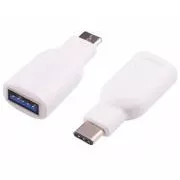 PremiumCord adapter USB 3.1 C csatlakozó - USB 3.0 A (M/F), OTG, fehér