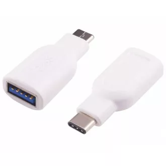 PremiumCord adapter USB 3.1 C csatlakozó - USB 3.0 A (M/F), OTG, fehér