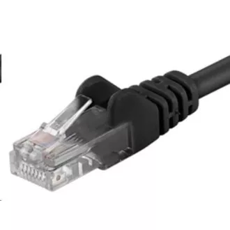 PremiumCord Patch kábel UTP RJ45-RJ45 CAT6 0.25m fekete PremiumCord Patch kábel UTP RJ45-RJ45 CAT6 0.25m fekete