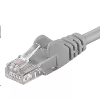 PremiumCord Patch kábel UTP RJ45-RJ45 CAT6 1m szürke