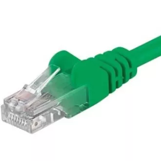 PremiumCord Patch kábel UTP RJ45-RJ45 CAT6 0.5m zöld