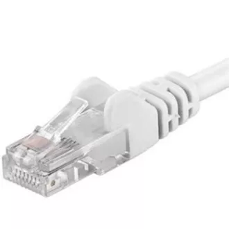 PremiumCord Patch kábel UTP RJ45-RJ45 CAT6 0.5m fehér