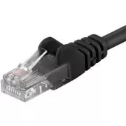 PremiumCord Patch kábel UTP RJ45-RJ45 CAT6 2m fekete